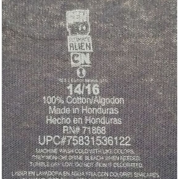 Ben 10 Ultimate Alien Cartoon Network Graphic T-Shirt Navy Blue Animated Cartoon - Picture 3 of 3